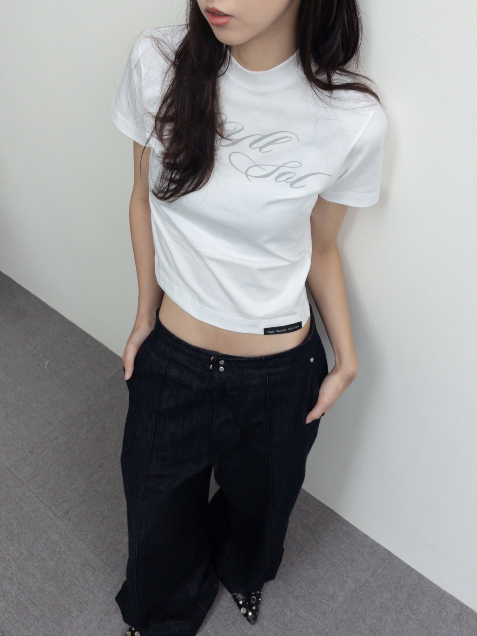 10SS Cursive Logo Slim Tee