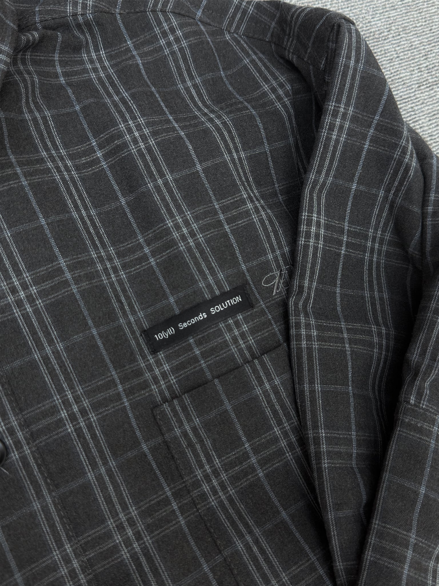 10SS Engineer Shirt (Gray Check)