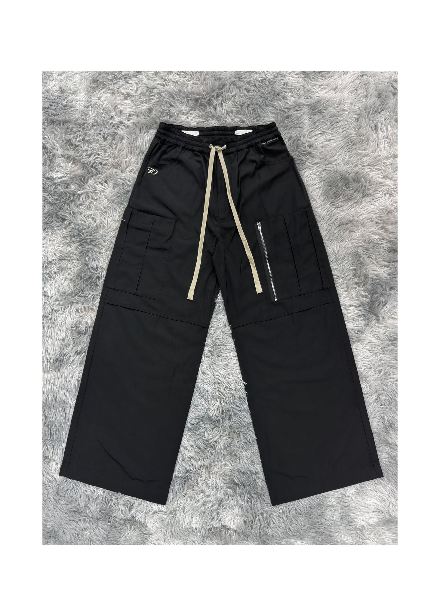 10SS Easy Cargo Pants (Black)