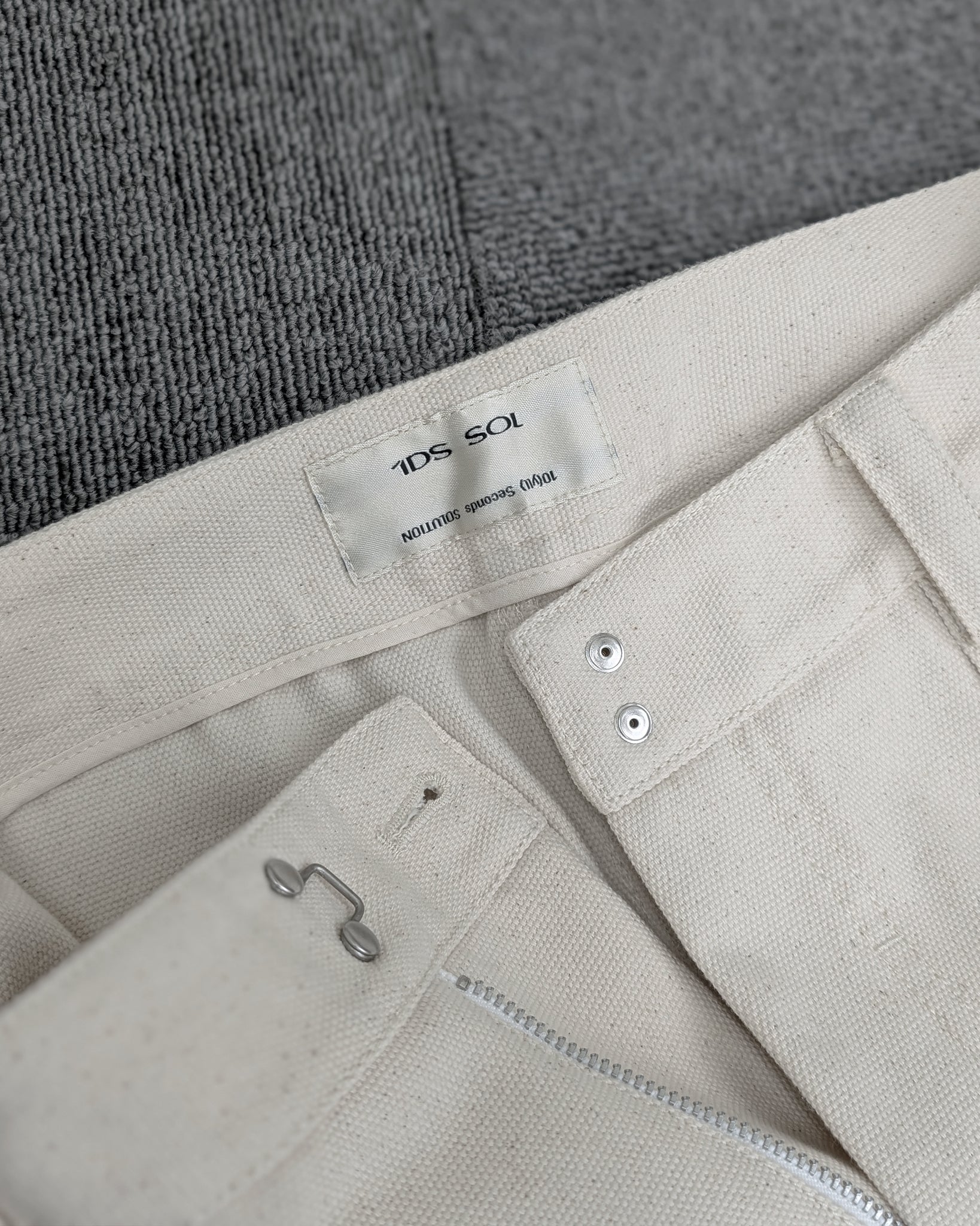 10SS UTILITY SHIFT PAINTER PANTS (Off White)